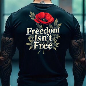 Freedom Isn&#39;t Free, US Army veteran, military supporters, Memorial Day, patriotic shirt, Military Tshirt Designs, Military Support Png, PDF