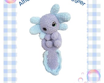 Modèle d'axolotl au crochet | Modèle d'Alfie, l'axolotl câlin | Modèle de câlin au crochet | Axolotl au crochet | (NUMÉRIQUE)