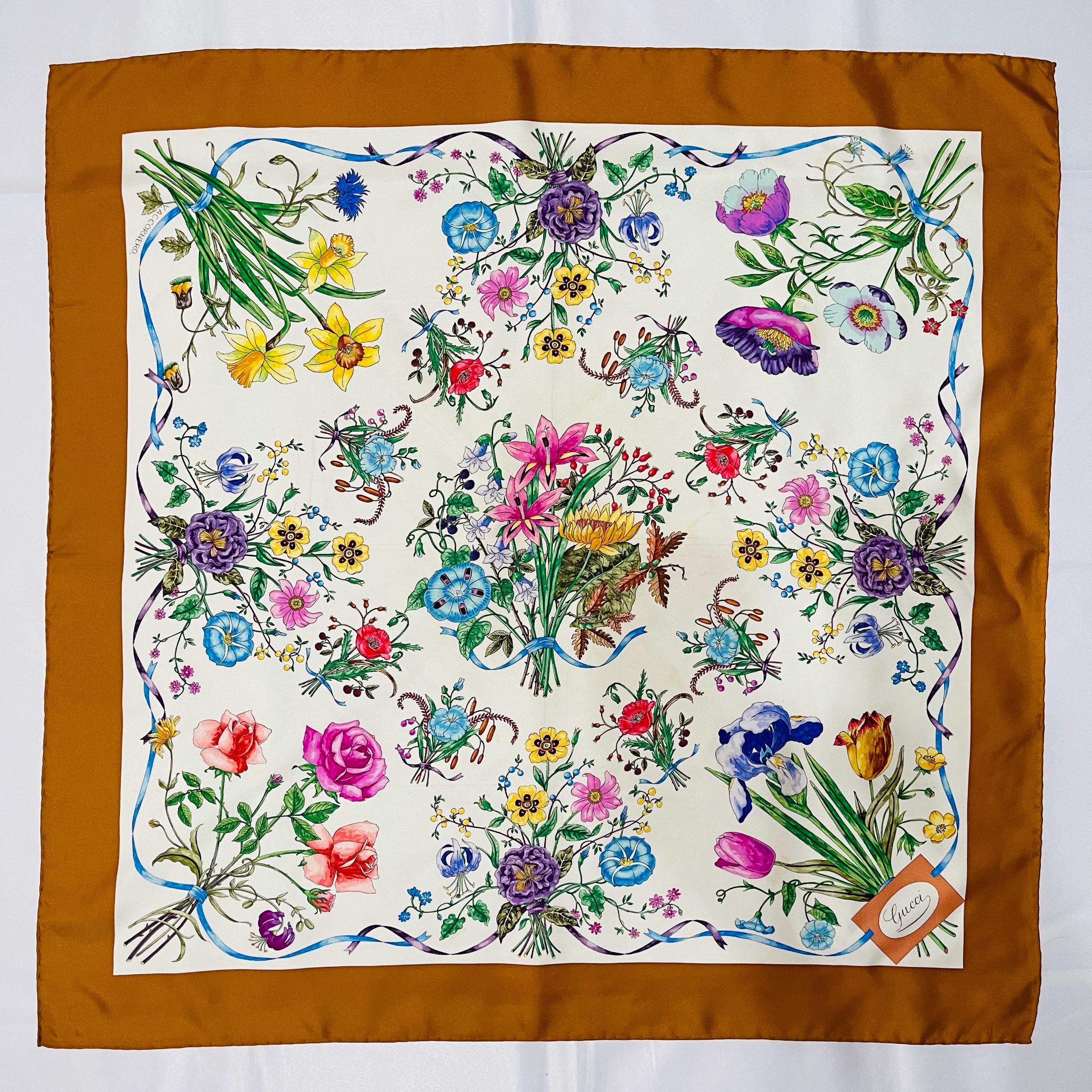Gucci Flora Scarf - Etsy
