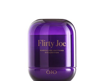 OJO Flirty Joe Scented Candle – 7.8 oz Jar Candle +35-Hour Long-Lasting Burn Premium Blend Wax, Home Fragrance and Gift for Special Days