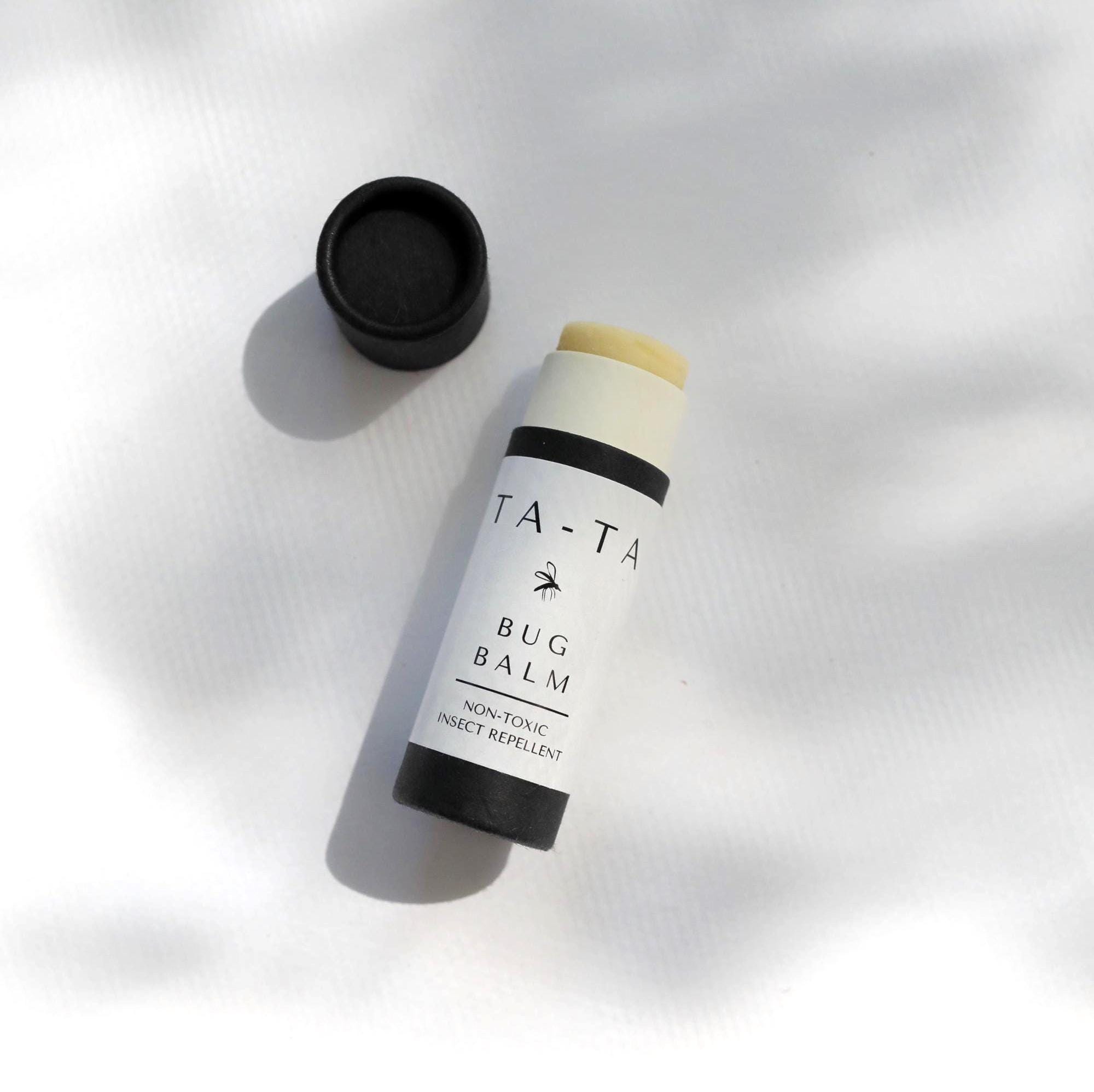 Non-Toxic Bug Balm Outdoor Protection - Skin Soothing, Travel-Friendly, Compostable