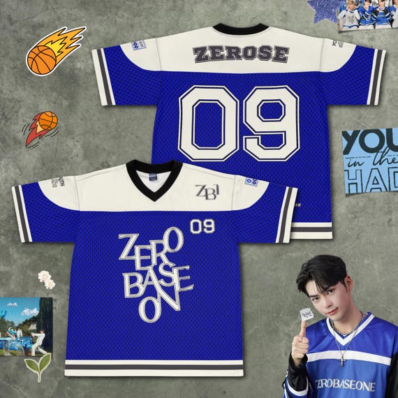 ZB1 Jersey Kpop Shirt, Zerose, Kpop Concert, Zerobaseone, Hanbin