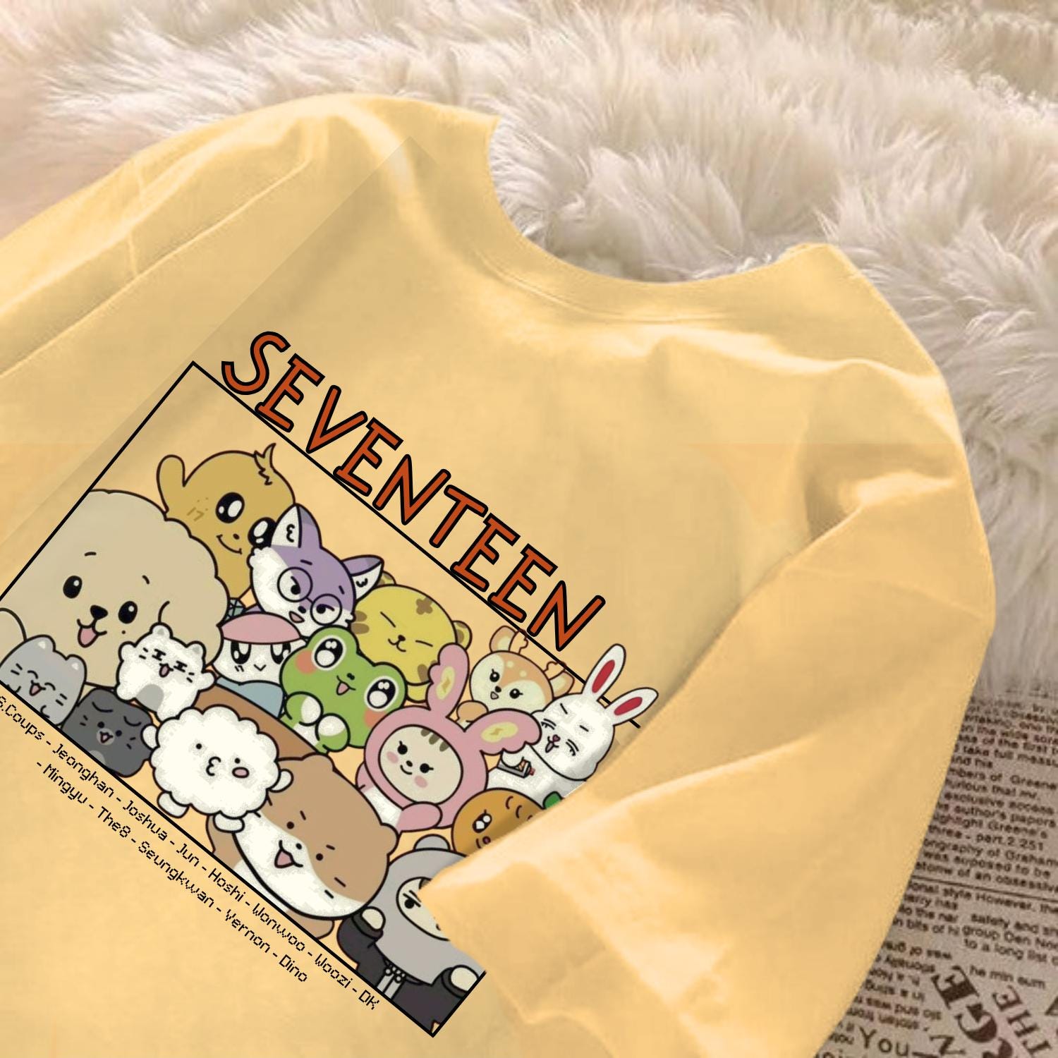 NANATOUR Tシャツ ホワイト L size WOOZI Seventeen Nana Tour Shirt Woozi, Nanatour With Seventeen