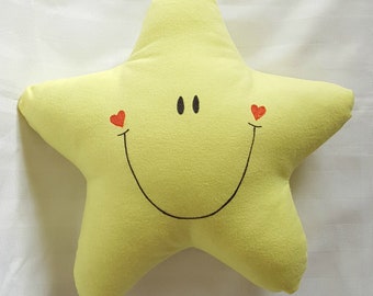 New! LillieGiggles Pillow A Star Is Born Plush Pillows Twinkle Twinkle Little Decorative Star Cozy soft flannel  pillows