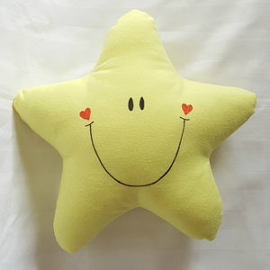 New LillieGiggles Pillow A Star Is Born Plush Pillows Twinkle Twinkle Little Decorative Star Cozy soft flannel pillows image 1