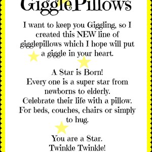 New LillieGiggles Pillow A Star Is Born Plush Pillows Twinkle Twinkle Little Decorative Star Cozy soft flannel pillows image 2