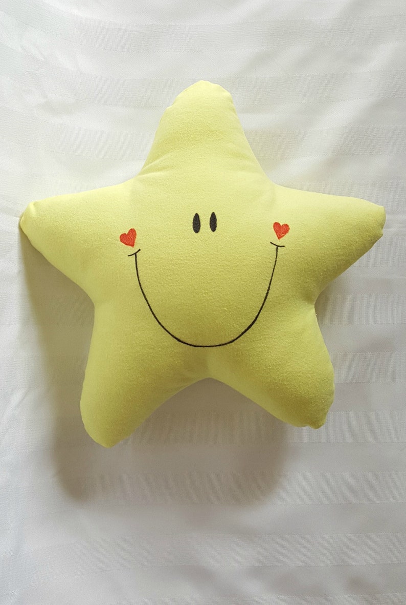 New LillieGiggles Pillow A Star Is Born Plush Pillows Twinkle Twinkle Little Decorative Star Cozy soft flannel pillows image 1