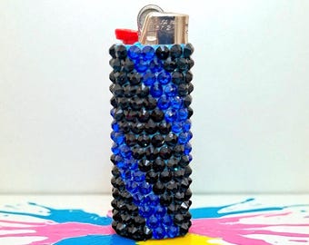 Handmade Rhinestone Bling Lighter: Glam Sparkle Accessory