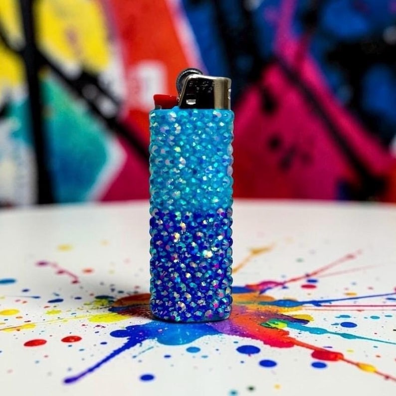 Bling Lighter, Bedazzled Lighter, Glam Gift, Bling Accessories, Bling Bic Lighter zdjęcie 1