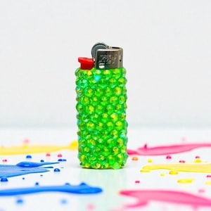 Bling Lighter, Bedazzled Lighter, Glam Gift, Bling Accessories, Bling Bic Lighter