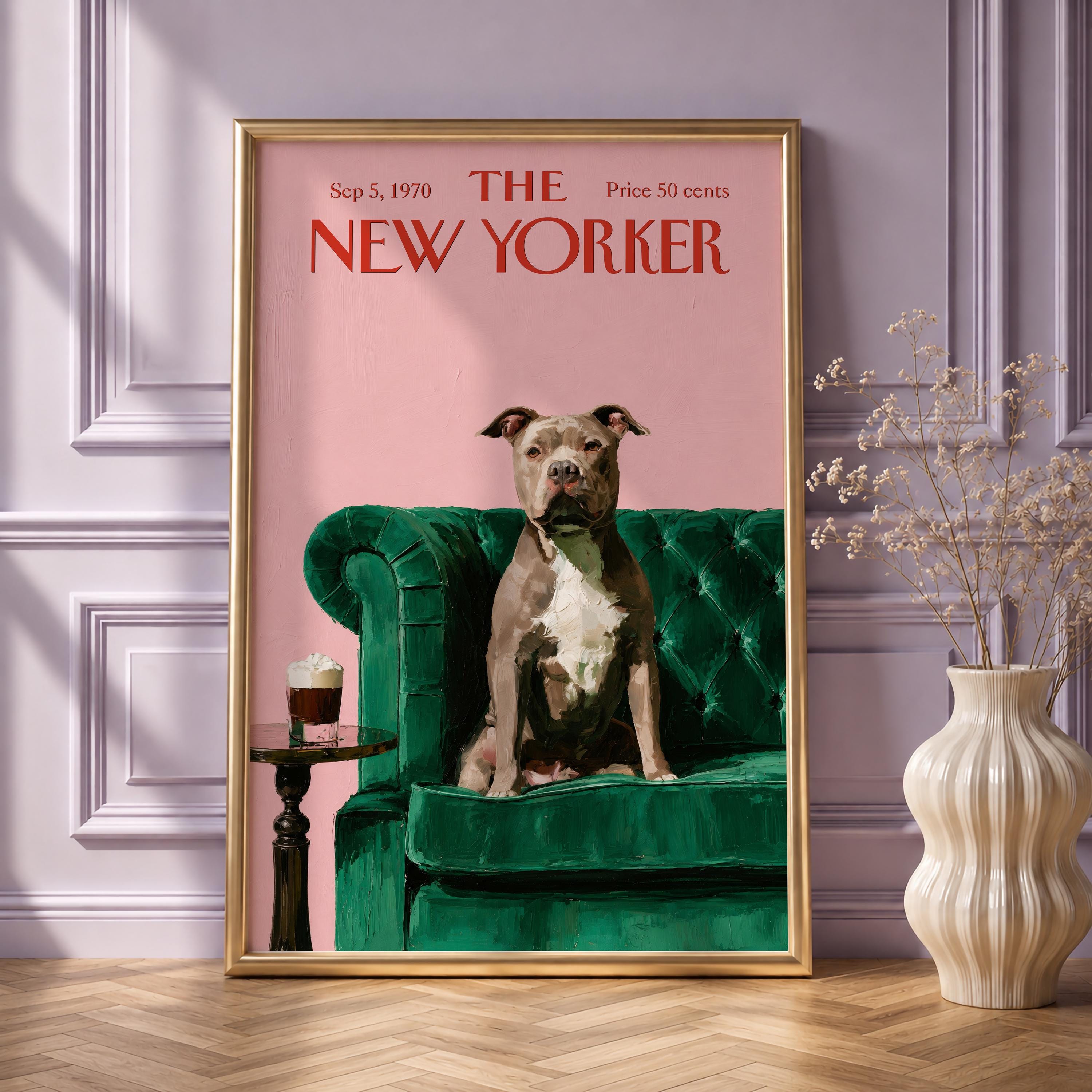 The New Yorker Pink Poster - Etsy - Page 2