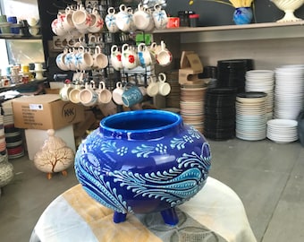 初期オスマン帝国時代製(?) イズニ-ク陶器(花瓶/水指し) 値引交渉歓迎/初期オスマン帝国時代製(?) イズニ-ク陶器花瓶・水指し