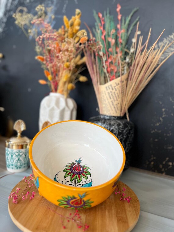 陶芸 模様 お花 円筒花瓶刻み模様 大 長内工房 陶器 インテリア 雑貨