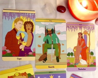 Love Life Tarot Reading, Love Tarot Card Reading, 5 Card Reading for Lovers, Romance Tarot Reading