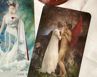 Lovers' 5 Card Tarot Reading, Romance Outlook, Dating and Attraction