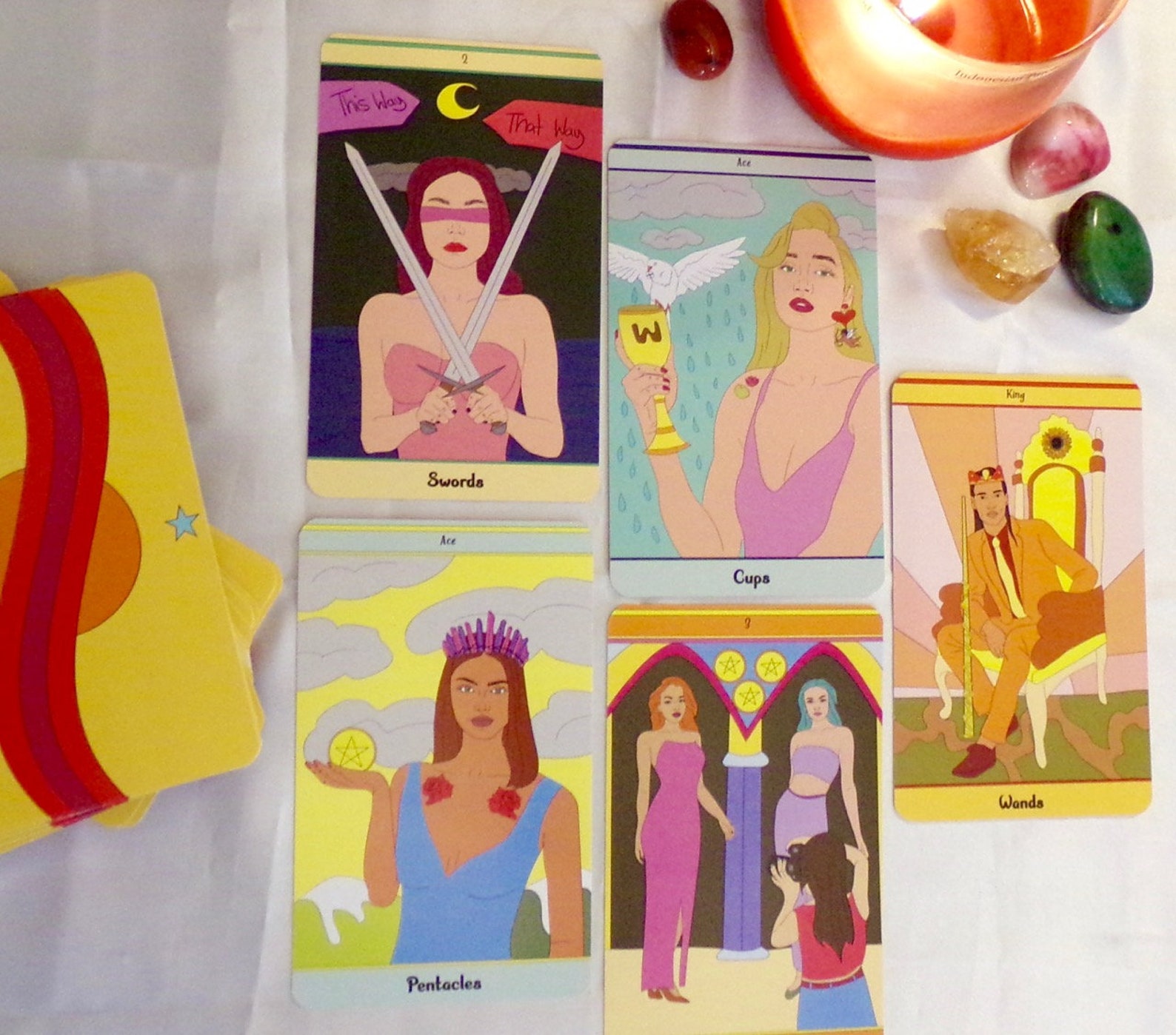 Love Life Tarot Reading Love Tarot Card Reading 5 Card Etsy