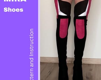Mira K-Pop Demon Hunters Cosplay - Shoes Modification - Pattern & Instruction