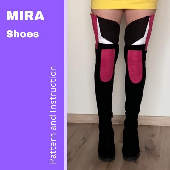 Mira K-Pop Demon Hunters Cosplay - Shoes Modification - Pattern & Instruction