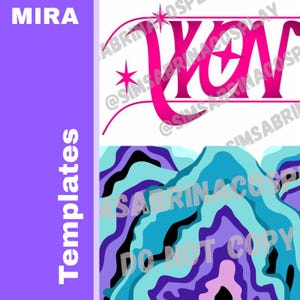Mira K-Pop Demon Hunters Cosplay - Crop Top Template - Printable PNG