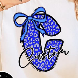 Luipaardprint initiaal PNG: T-shirtontwerp aangepaste naam (digitale download)