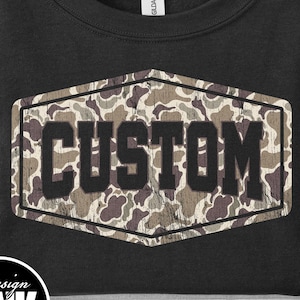 Custom Camo PNG: School Spirit Sublimation Graphic (Digital Download) image 1