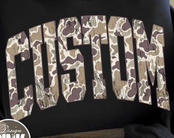 Camo custom PNG: School Spirit Design - Sublimation Graphic (Digital Download)