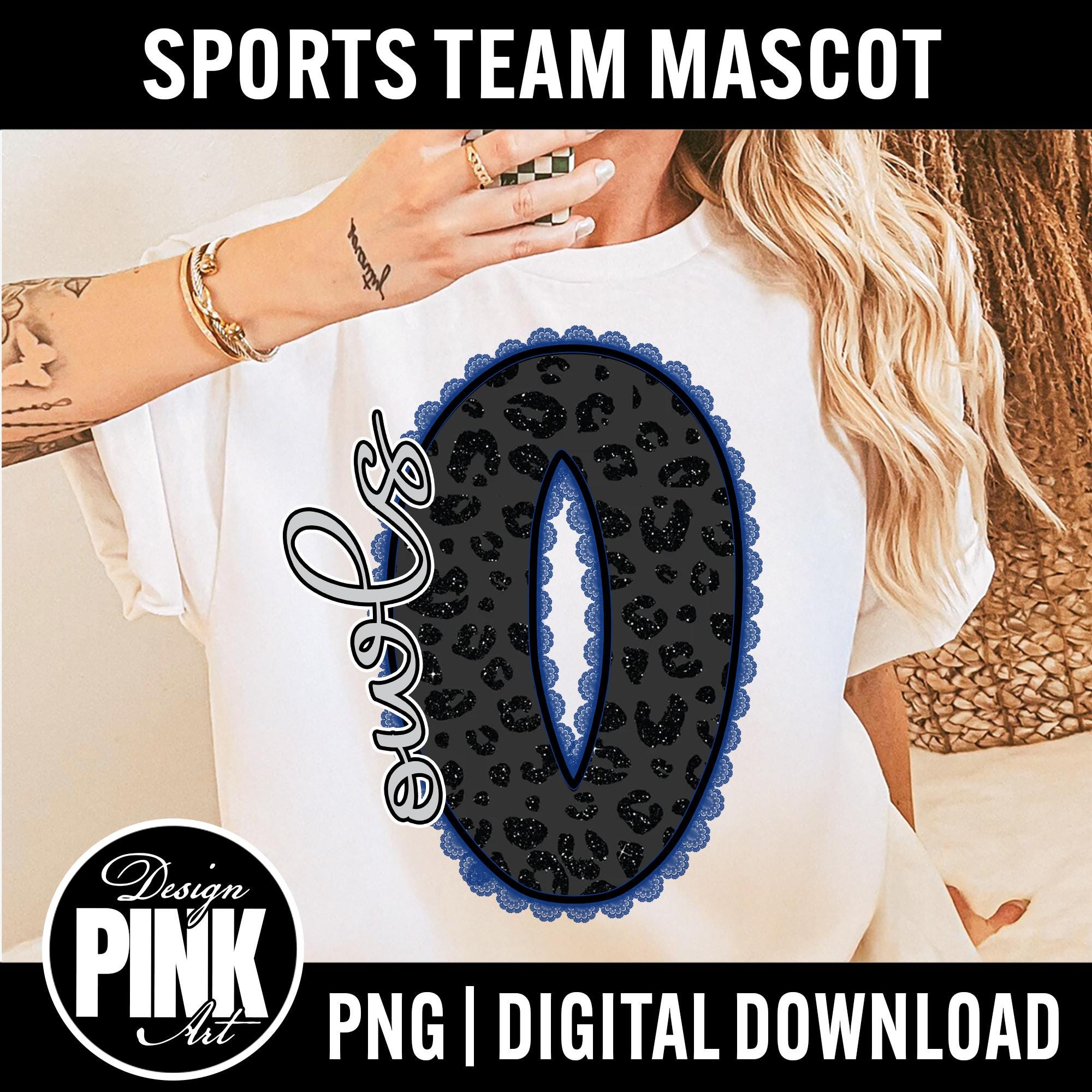 Black Leopard Print 'Owls' Letter O Digital Download | Glitter Animal Print Sublimation Desi