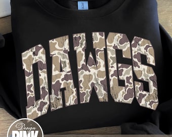 Dawgs camouflage sport, grafische sublimatie, digitale download