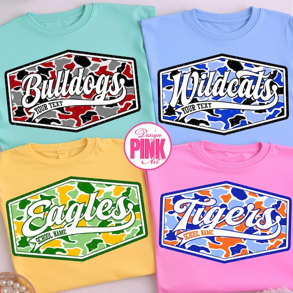 Custom Mascot PNG, School Mascot Sublimation Design, Varsity Team Name PNG, Personalized Sports Mascot Digital Download