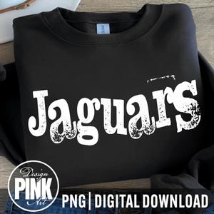 Jaguars PNG, School Spirit Design, Digital Download for T-Shirts & Crafts, Team Pride Graphic