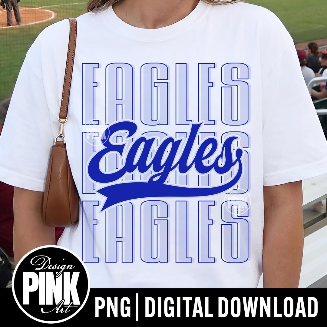 Eagles In Script Eagles PNG, Eagles Mascot Script PNG, School Spirit Team Name Design ...