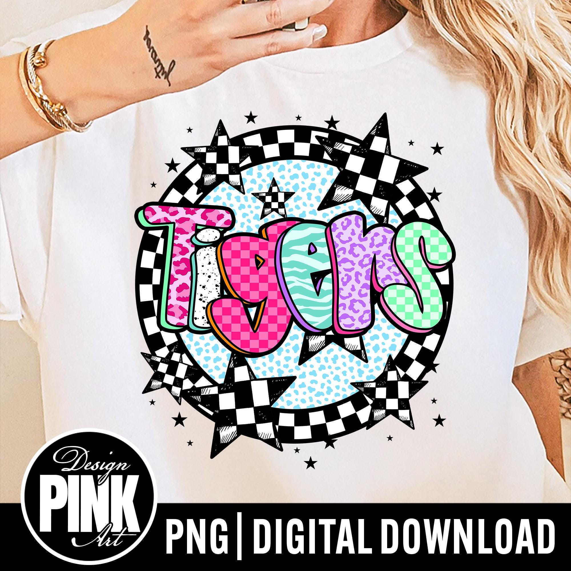 90s Tiger Print - Etsy