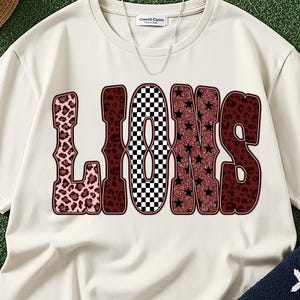 Leopard Print PNG: Checkerboard Star Glitter Design (Digital Download)