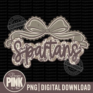 Spartans Camo PNG Digital Download, Bow, Distressed SVG, Team Mascot Shirt, School Spirit, Game Day Sublimation Design