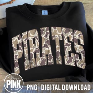 Camuflaje pirata deportivo, gráfico de sublimación, descarga digital