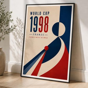 France World Cup 98 Poster - Etsy
