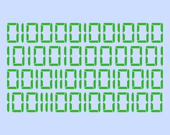 Be Kind in Binary Computer Code Techno Design PNG SVG