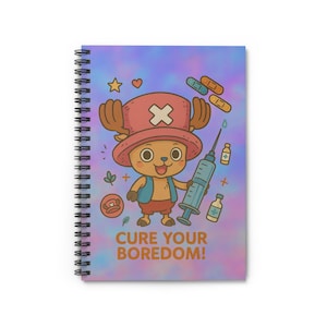 Quaderno Anime Chopper - Righe, Diario One Piece, Agenda Kawaii Chopper, Cancelleria Manga, Diario Anime Carino