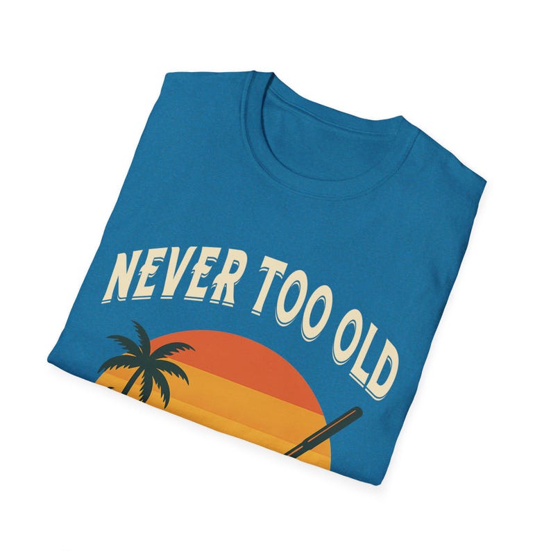 Funny Golf T-Shirt: Never Too Old To Go Clubbing image 3