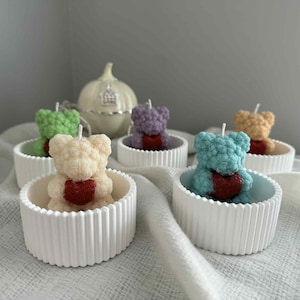 Teddy Bear Candle
