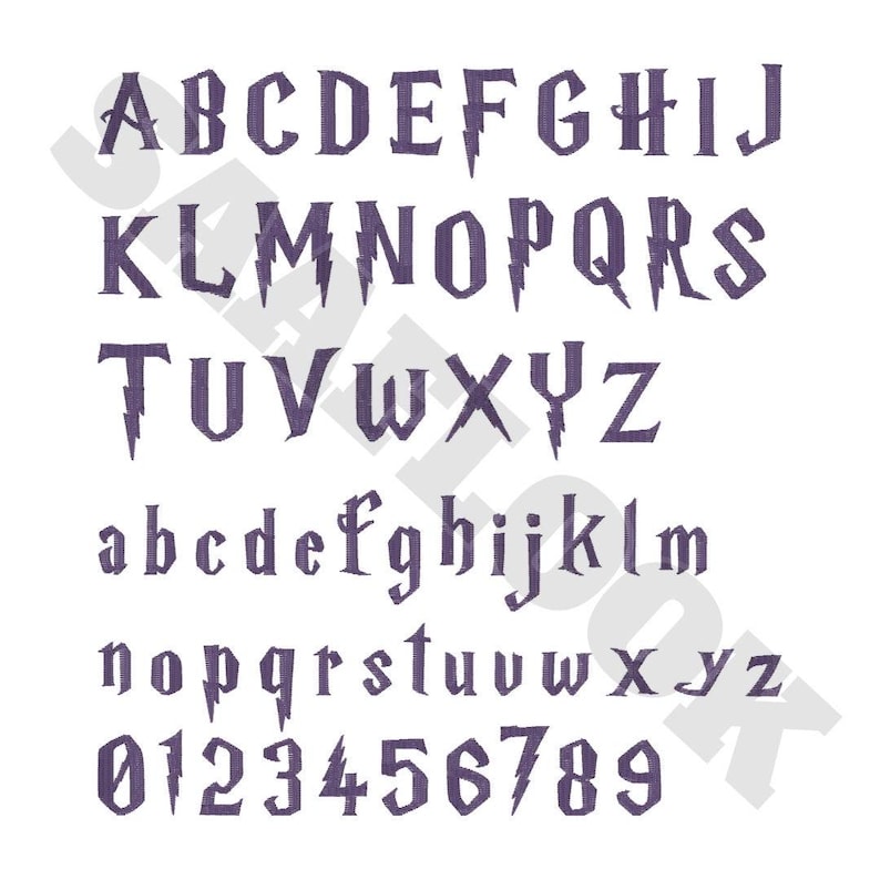 PES Embroidery Fonts for Brother Machines: 250 Bundle (1 - 3 Inch) - Etsy