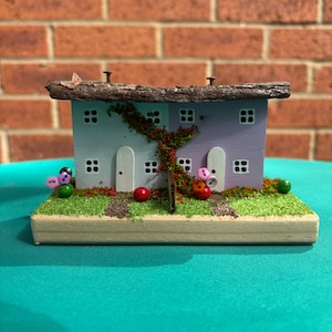 The Cottages, Driftwood House, Driftwood, Little wooden houses, recycled materials, handmade, driftwood art.