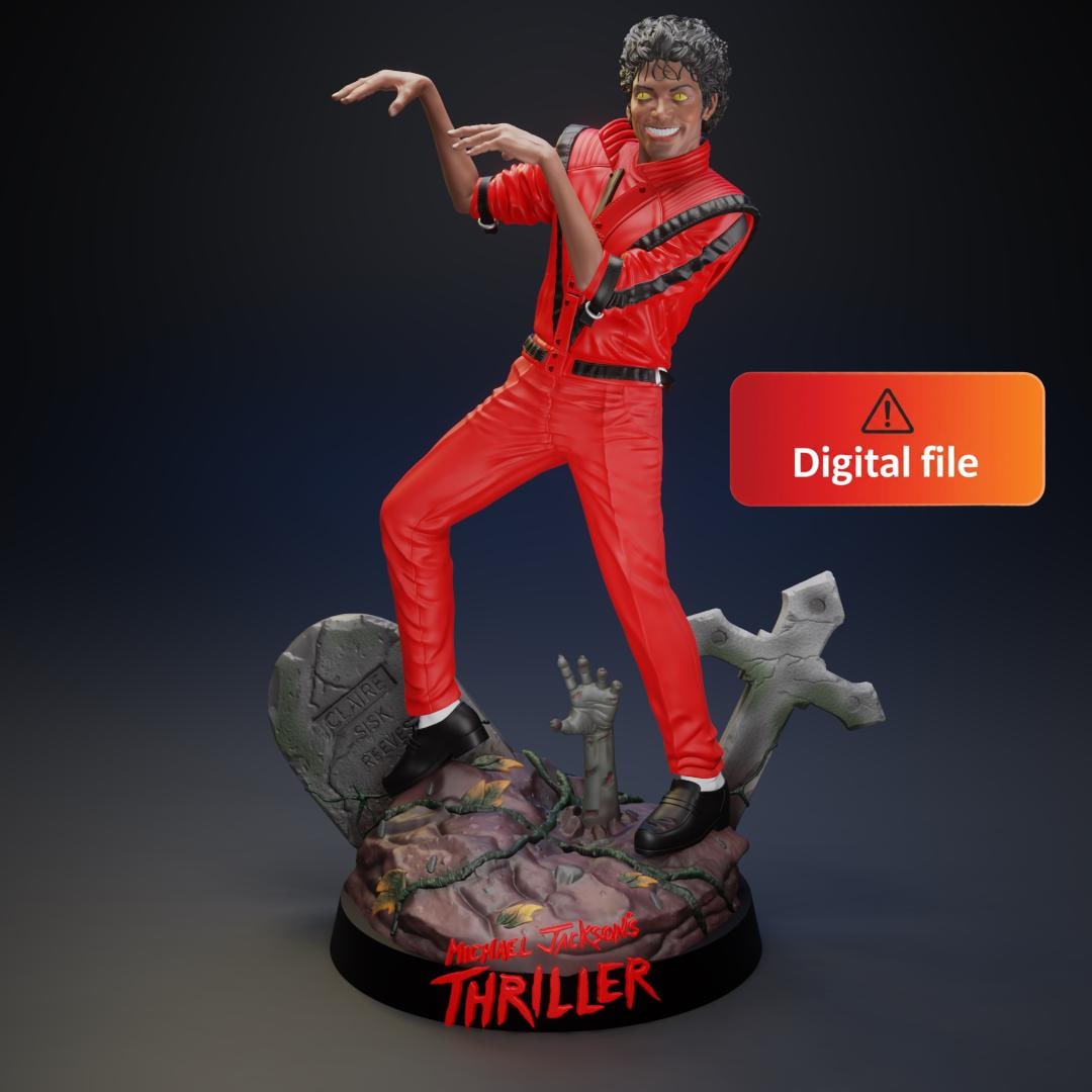 Michael Jackson Thriller 3D File - Etsy