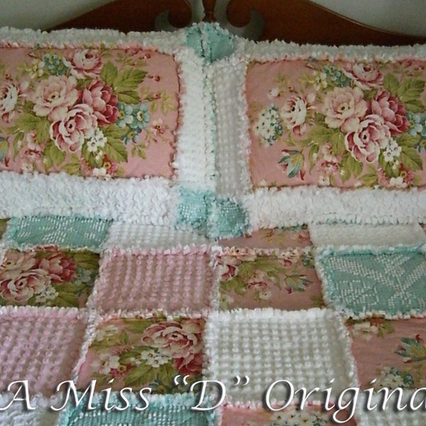 Repurposed Chenille Bedspread Etsy