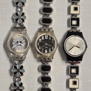 Vintage Floral Swatch Watches - Etsy display picture 2