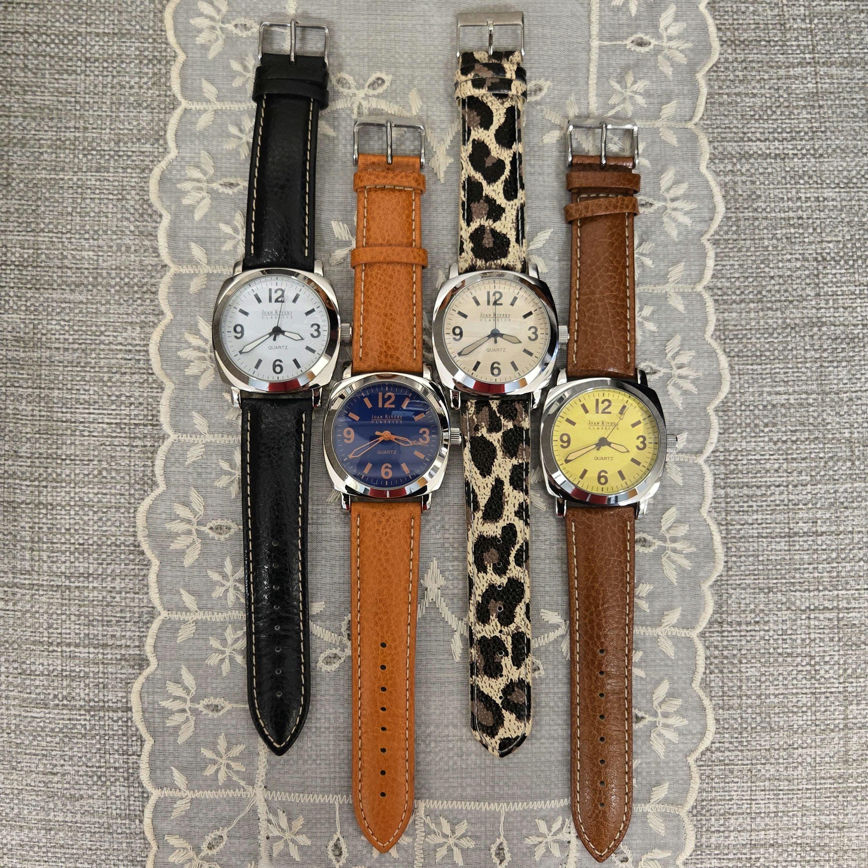 VINTAGE JOAN RIVERS TWO TONE WATCH NEEDS BATTERY Vintage  main image 2