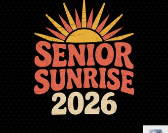 Senior Sonnenaufgang 2026 PNG | Abitur Abschluss Digitaler Download