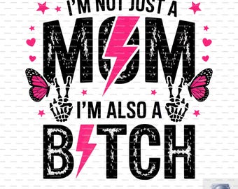 Sarcastic Mom PNG: Edgy Design for Sublimation (Digital Download)