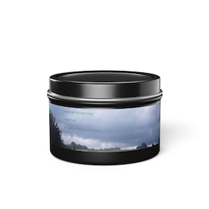 Serene Tin Candles, Eco-Friendly Aromatherapy, Home Decor, Relaxation Gift, Nature-Inspired Scented Tin, Mood Lighting