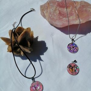 Stainless steel pendant with butterfly